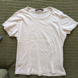 Jenni Kayne Cotton Slim Tee XS